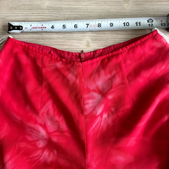 Vintage Wide leg high waisted beach red pants size 27 - Picture 9 of 13